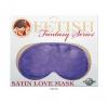 Maska na oi SATIN LOVE MASK fialov